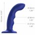 Strap-on-Me - Waterproof, Pulsating G-Spot Vibrator (Blue)