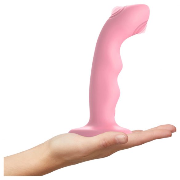 Strap-on-me M - vattentät, pulserande G-punktvibrator (rosa)