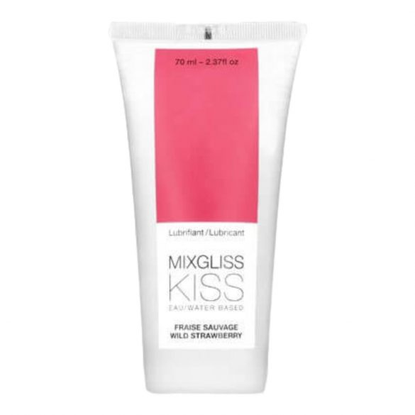 Mixgliss Kiss Wild - Water-Based Lubricant - Strawberry (70ml)