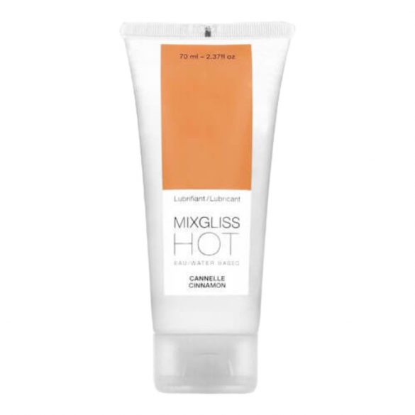 Mixgliss Hot - värmande vattenbaserat glidmedel - kanel (70ml)