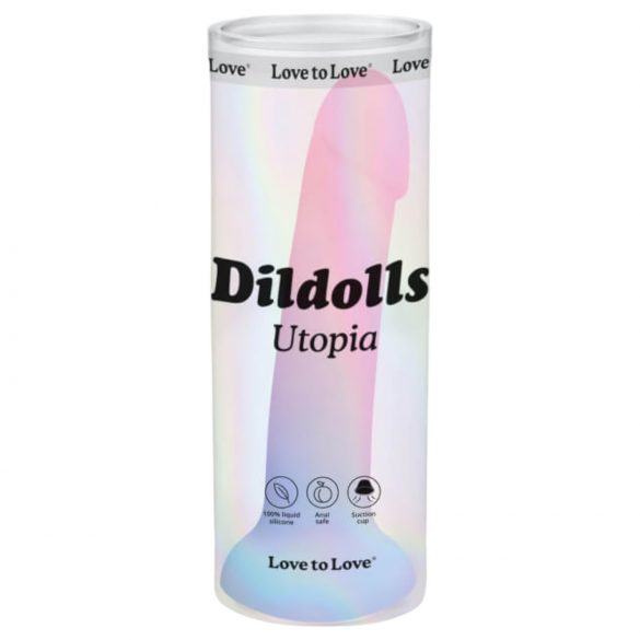 Dildolls Utopia - Silicone Suction Cup Dildo (Colorful)