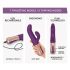 Love to Love Sassy Bunny - rechargeable, thrusting-pulsating vibrator (purple)