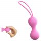 Love to Love Joia - silicone Ben Wa balls duo (pink)