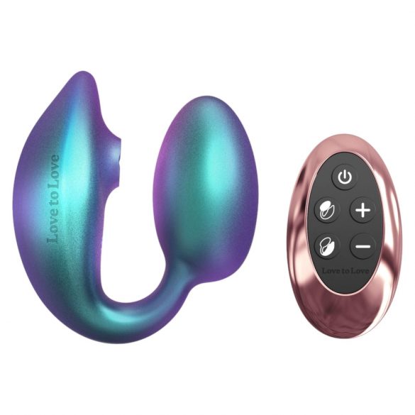 Wonderlover - Clitoral and G-spot Vibrator (Metallic Green)