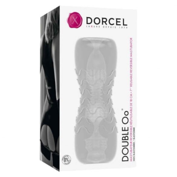 Dorcel Double Oo - мъжки мастурбатор (полупрозрачен)