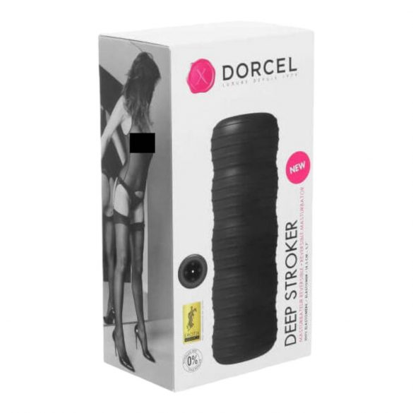 Dorcel Deep Stroker - мъжки мастурбатор (черен)