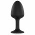 Plug Anale Dorcel Geisha Diamond M con Pietra Bianca - Nero