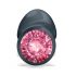 Dorcel Geisha Plug Ruby M - pink jeweled anal plug (black)