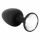 Dorcel Geisha Diamond Plug L - White Stone Anal Dildo (Black)