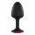 Dorcel Geisha Plug Ruby L - roze edelsteen anale dildo (zwart)