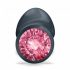 Dorcel Geisha Plug Ruby L - roosakiviga anaaldildo (must)