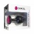 Dorcel Plug Geisha Ruby L - bijou anal rose (noir)