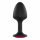 Dorcel Geisha Plug Ruby XL - dildo anal cu piatră roz (negru)