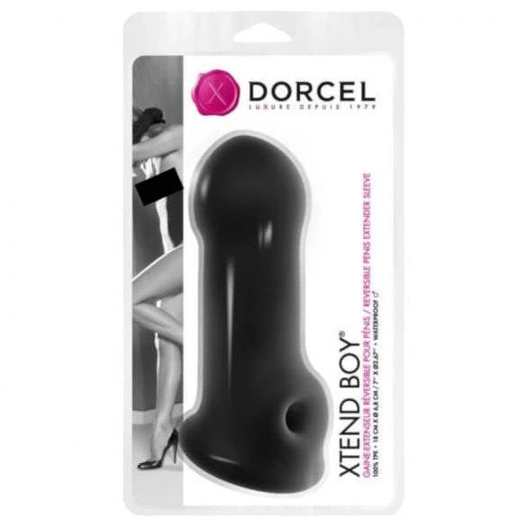 Dorcel Xtend Boy - Silicone Penis Sleeve (Black)