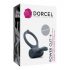 Dorcel Power Clit Plus - επαναφορτιζόμενο, δονητικό δαχτυλίδι πέους (μαύρο)