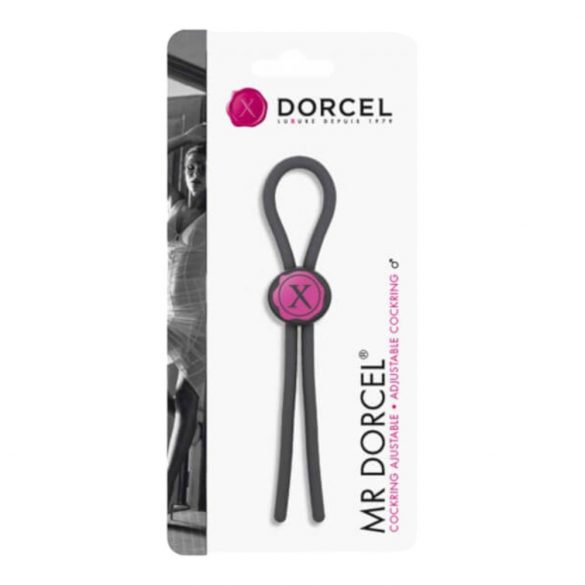 Dorcel Mr. Dorcel - nastaviteľný krúžok na penis (sivý)