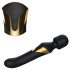 Dorcel Dual Orgasms Gold - Rechargeable 2-in-1 Massage Vibrator (Black)