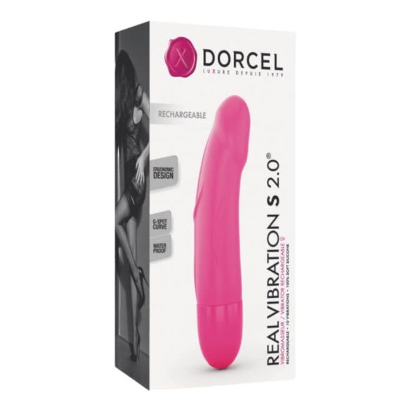 Dorcel Real Vibration S 2.0 - wibrator z akumulatorem (różowy)