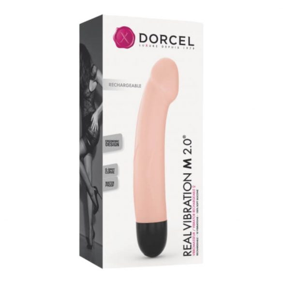 Dorcel Real Vibration M 2.0 - akumulatora vibrators (dabisks)