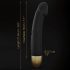 Dorcel Real Vibration M 2.0 - akumulatora vibrators (melns-zelts)