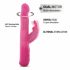 Dorcel Baby Rabbit 2.0 - vibrator cu acumulator și stimulator clitoridian (roz)