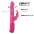 Dorcel Baby Rabbit 2.0 - uppladdningsbar, klitorisstimulerande vibrator (rosa)