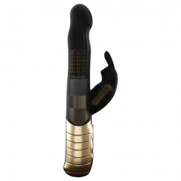 Dorcel Baby Rabbit 2.0 - akkubetriebener Vibrator mit Klitorisarm (schwarz-gold)