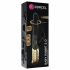 Dorcel Baby Rabbit 2.0 - akkubetriebener Vibrator mit Klitorisarm (schwarz-gold)