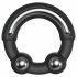 Dorcel Stronger Ring - Metal Insert Penis Ring (Black)