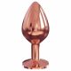 Dorcel Diamond Plug M - Aluminum Anal Dildo - Medium (Rose Gold)