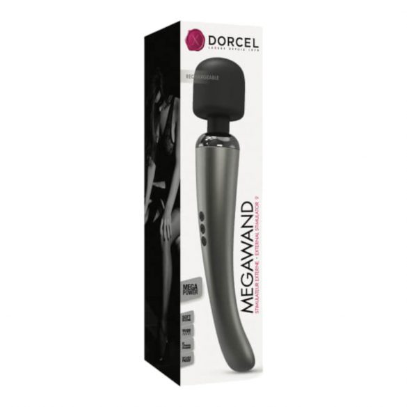 Dorcel Megawand - oplaadbare massager vibratie (zilvergrijs)