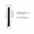 Dorcel Black Muse 2.0 - Rechargeable Vibrator (Black)