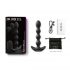 Vibratore anale radiocontrollato e flessibile Dorcel Flexi Balls con batteria ricaricabile (nero)