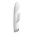 Vibratore Rabbit Flessibile e Riscaldante Dorcel con Stimolatore per Clitoride Ricaricabile (Bianco)