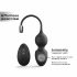 Dorcel Love Balls - Rechargeable, Wireless Magnetic Kegel Balls Duo (Black)