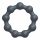 Dorcel Maximize - Beaded Silicone Cock Ring (Grey)