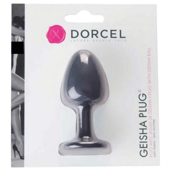 Plug Anale Geisha Dorcel M con Sfera Massaggiante - Nero