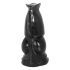 AnimHole Vilks - vilka Fallusa Dildo - 21cm (melns)