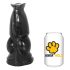 AnimHole Loup - Dildo 21 cm (noir)