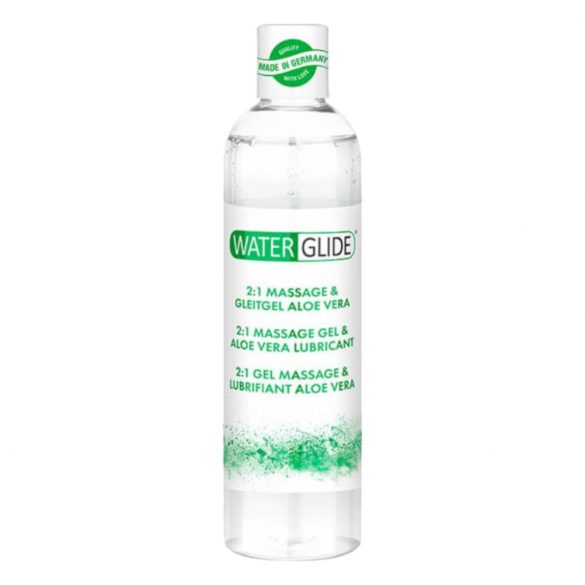 Waterglide 2in1 - Gel Lubrificante e da Massaggio a Base d'Acqua con Aloe Vera (300ml)