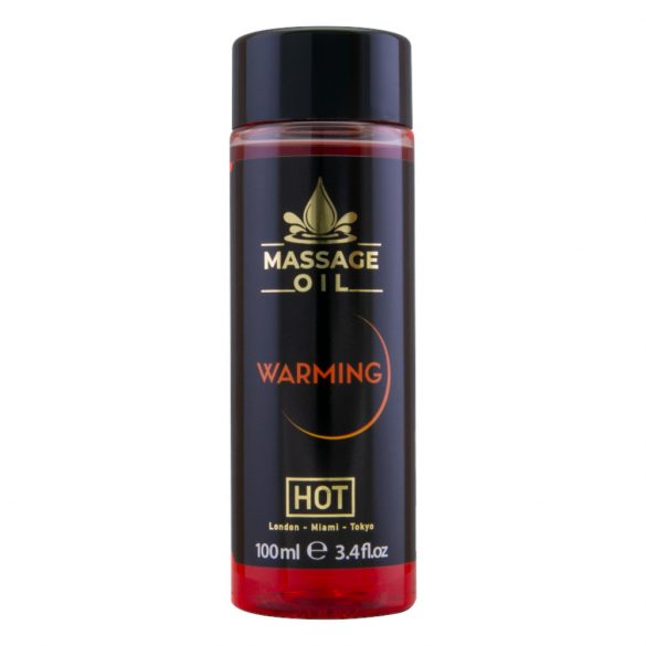 HOT ādas kopšanas masāžas eļļa - sildoša iedarbība (100ml)