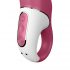 Satisfyer Petting Hippo - punjivi, vodootporni vibrator (magenta)