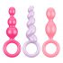 Satisfyer Booty Call - Colorful Anal Dildo Set (3 Pieces)