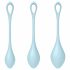 Satisfyer Yoni Power 2 - Blue Kegel Balls Set (3-Piece)