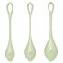 Satisfyer Yoni Power 2 - geishaballetjes set - groen (3 delig)