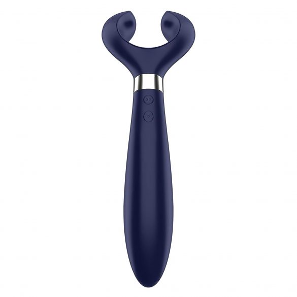 Satisfyer Eindeloos Plezier - oplaadbare, waterdichte parenspeeltje (blauw)