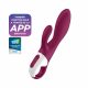 Satisfyer Heated Affair - vibrator pentru clitoris cu încălzire (roșu)