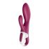 Vibratore riscaldante per clitoride "Satisfyer Heated Affair" (rosso)