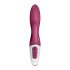 Satisfyer Heated Affair - sildoša, klitora rokas vibrators (sarkans)