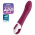 Satisfyer Big Heat - oplaadbare G-spot vibrator met verwarming (rood)